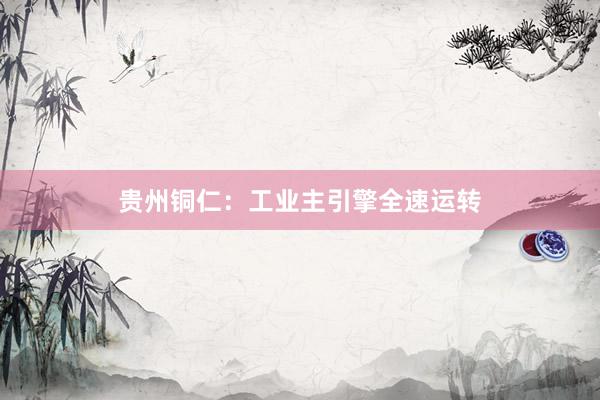 贵州铜仁：工业主引擎全速运转